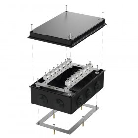 Коробка огнестойкая для о/п 40-0330-FR2.5-28 Е15-Е120 RAL9005 260х175х90 (7 шт/кор) Промрукав