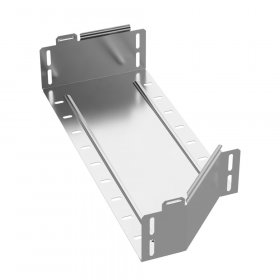 Переходник левый Стандарт INOX (AISI 304) 500х400х100 (0,8 мм) Промрукав