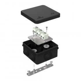 Коробка огнестойкая для о/п 40-0210-FR2.5-6 Е15-Е120 RAL9005 80х80х40 Промрукав