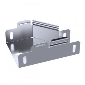 Переходник левый Стандарт INOX (AISI 316) 100х50х50 (0,7 мм) Промрукав