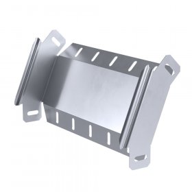 Угол вертикальный внешний 45 градусов Стандарт INOX (AISI 316) 300х50 (0,8 мм) Промрукав