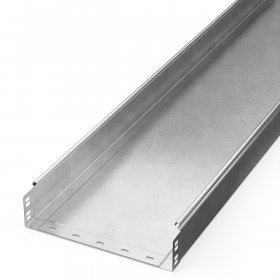 Лоток неперфорированный Стандарт INOX (AISI 304) 300х80х3000 (0,8 мм) (3 м/уп) Промрукав
