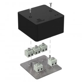 Коробка огнестойкая для кабель-канала 40-0460-FR2.5-10 Е15-Е120 RAL9005 85х85х45 (44 шт/кор) Промрукав