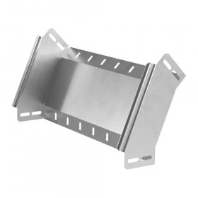 Угол вертикальный внешний 90 градусов Стандарт INOX (AISI 304) 400х80 (0,8 мм) Промрукав