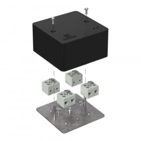 Коробка огнестойкая для кабель-канала 40-0460-FR6.0-8 Е15-Е120 RAL9005 85х85х45 (44 шт/кор) Промрукав