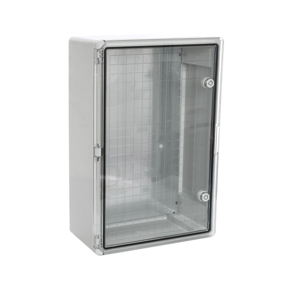 Корпус пластиковый с монтажной панелью ЩМП IP65 прозрачная дверь 600х400х200 Промрукав