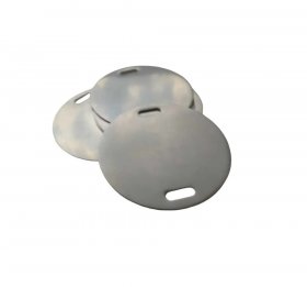 Бирка кабельная У-135, круглая, диаметр 55 мм (5 шт/уп) (INOX) Промрукав