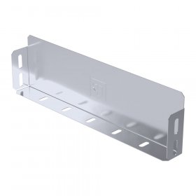 Заглушка лотка Стандарт INOX (AISI 316) 300х80 (0,7 мм) Промрукав