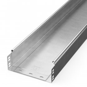Лоток неперфорированный Стандарт INOX (AISI 304) 200х80х3000 (0,8 мм) (3 м/уп) Промрукав