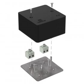 Коробка огнестойкая для кабель-канала 40-0460-FR2.5-4 Е15-Е120 RAL9005 85х85х45 (44 шт/кор) Промрукав