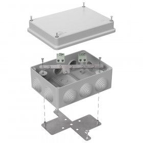 Коробка огнестойкая для о/п 40-0310-FR2.5-4 Е15-Е120 RAL7035 150х110х70 (6 шт/кор) Промрукав