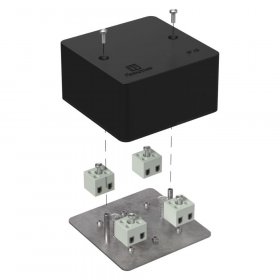 Коробка огнестойкая для кабель-канала 40-0460-FR2.5-8 Е15-Е120 RAL9005 85х85х45 (44 шт/кор) Промрукав