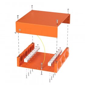 Коробка металлическая огнестойкая 70-0391-FR2.5-28 Е15-Е120 200х200х50 Промрукав