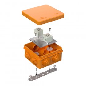 Коробка огнестойкая для о/п 40-0210-FR6.0-4 Е15-Е120 RAL2003 80х80х40 (44 шт/кор) Промрукав