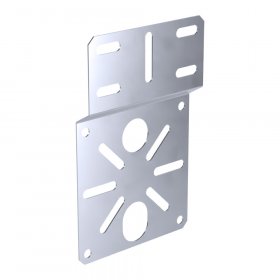 Монтажная пластина для ЭМК Стандарт INOX (AISI 316) 175х110 (1,0 мм) Промрукав