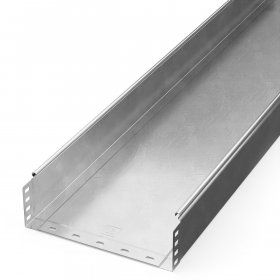 Лоток неперфорированный Стандарт INOX (AISI 304) 300х100х3000 (0,8 мм) (3 м/уп) Промрукав