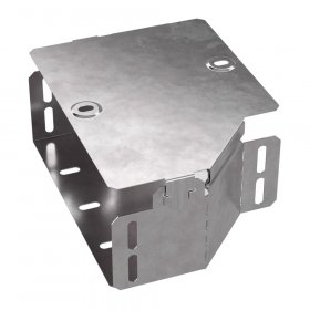 Переходник левый с крышкой Стандарт 200х150х80 (0,7 мм) Промрукав