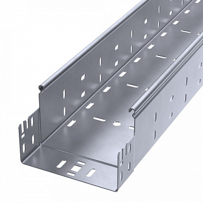 Лоток перфорированный Профи INOX (AISI 316) 150х100х6000 (1,0 мм) (12 м/уп) Промрукав
