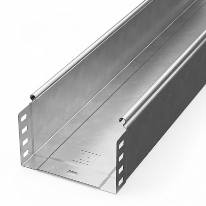 Лоток неперфорированный Стандарт INOX (AISI 304) 150х100х3000 (0,8 мм) (3 м/уп) Промрукав