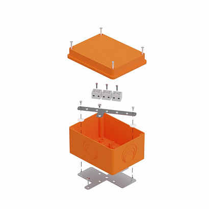 Коробка огнестойкая для о/п 40-0351-FR2.5-6 E15-E120 RAL2003 150х110х90 (6 шт/кор) Промрукав