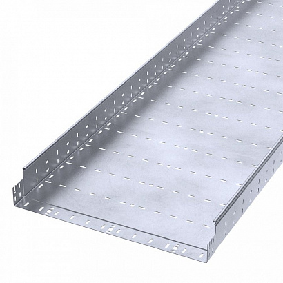 Лоток перфорированный Профи INOX (AISI 316) 600х100х6000 (2,0 мм) (12 м/уп) Промрукав