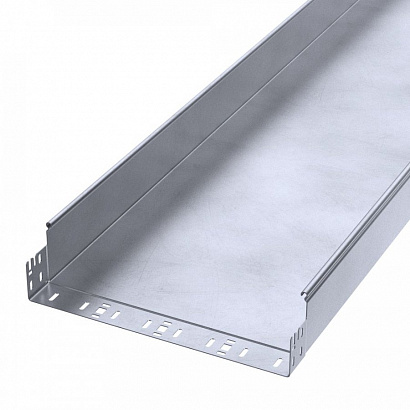 Лоток неперфорированный Профи INOX (AISI 316) 400х100х6000 (2,0 мм) (12 м/уп) Промрукав