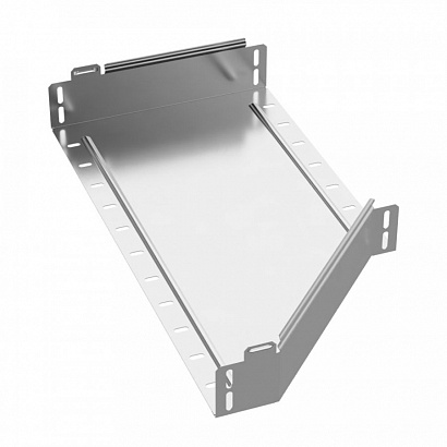 Переходник левый Стандарт INOX (AISI 304) 600х400х80 (0,8 мм) Промрукав