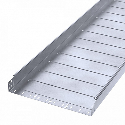 Лоток неперфорированный Профи INOX (AISI 316) 500х80х6000 (1,0 мм) (12 м/уп) Промрукав