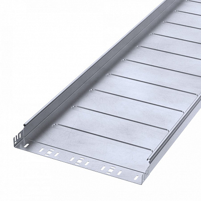 Лоток неперфорированный Профи INOX (AISI 316) 400х50х6000 (1,2 мм) (12 м/уп) Промрукав