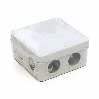 Коробка распределительная 40-0215 для о/п безгалогенная (HF) атмосферостойкая  80х80х40 (105шт/кор) Промрукав