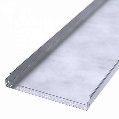 Лоток неперфорированный Профи INOX (AISI 316) 600х80х6000 (2,0 мм) (12 м/уп) Промрукав