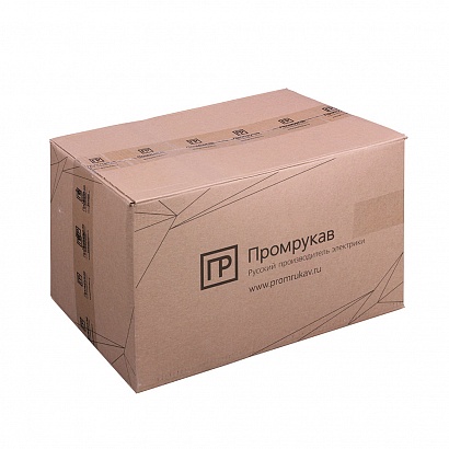 Коробка распределительная 40-0120-9005 для о/п безгалогенная (HF) черная 80х50 (102шт/кор) Промрукав
