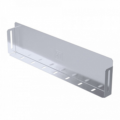 Заглушка лотка Стандарт INOX (AISI 316) 400х100 (0,7 мм) Промрукав