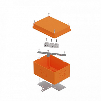 Коробка огнестойкая для о/п 40-0351-FR1.5-6 E15-E120 RAL2003 150х110х90 (6 шт/кор) Промрукав