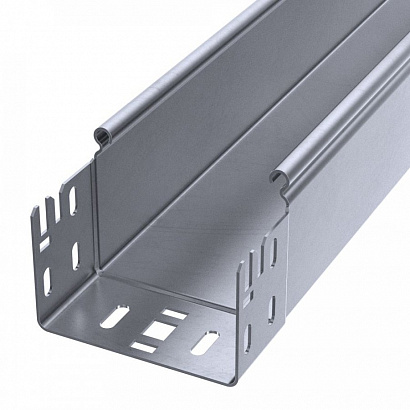 Лоток неперфорированный Профи INOX (AISI 316) 100х80х6000 (1,2 мм) (12 м/уп) Промрукав