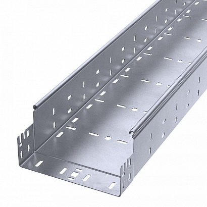 Лоток перфорированный Профи INOX (AISI 316) 200х100х3000 (1,2 мм) (6 м/уп) Промрукав