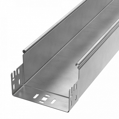 Лоток неперфорированный Профи INOX (AISI 304) 150х100х6000 (2,0 мм) (12 м/уп) Промрукав