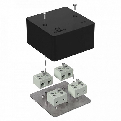 Коробка огнестойкая для кабель-канала 40-0460-FR10.0-8 Е15-Е120 RAL9005 85х85х45 (44 шт/кор) Промрукав