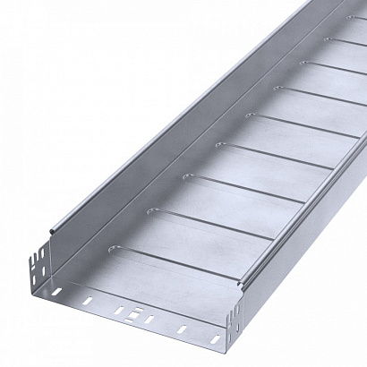 Лоток неперфорированный Профи INOX (AISI 316) 300х80х6000 (1,2 мм) (12 м/уп) Промрукав